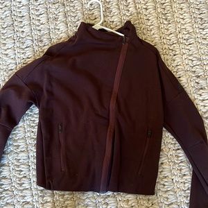 Adidas burgundy coat